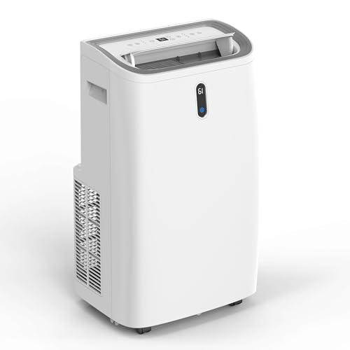 Portable Air Conditioners 14000 BTU,5 in 1 AC Unit for Home,Large Room,Heater,Dehumidifier & Fan Mode with Remote Control,Auto Swing,LED Display,Window Installation Kit Included