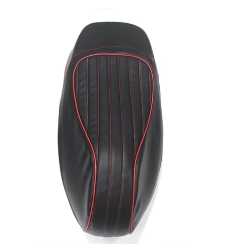 Coussin de siège confort pour Vespa GTS150 300 double couche noir et rouge