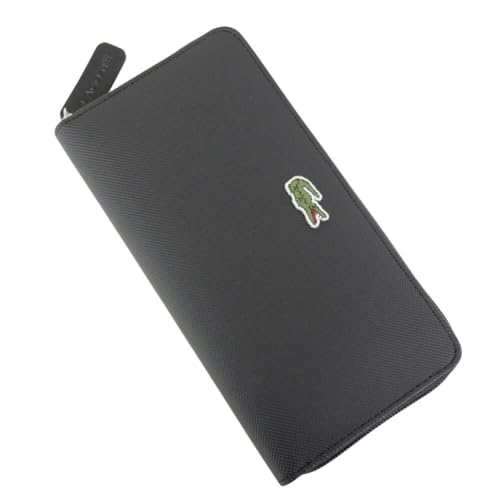 [ラコステ] レディース ラウンドファスナー長財布（小銭入れ付き） NF2900PK ブラック [並行輸入品]