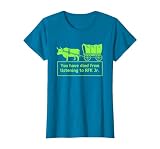 Funny You Have Fainted from Listening to RFK Jr Retro Videog T-Shirt, Women, Sapphire Blue, Large