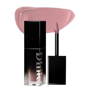 DINTO Blur-Glowy Lip Tint – Glossy Finish, Hydrating, Long Lasting, Lightweight Texture, Non-Sticky, Vegan & Cruelty-Free, K beauty (219 Ave Maria, 0.11 fl.oz)