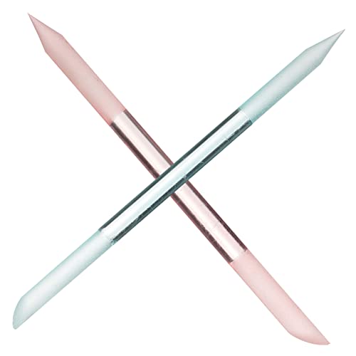 2個 爪やすり ネイルアートツール パラウニャス 女性マニキュアツール マニキュア供給 女性用マニキュアファイル ネイルマニキュアファイル ネイルバッファリングファイル ナノガラス minkissy