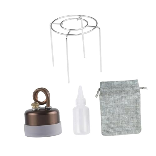 SheerFaring Mini Quemador de Alcohol con Botella Pulverizadora para Restaurantes Y Picnics, MarrÓn