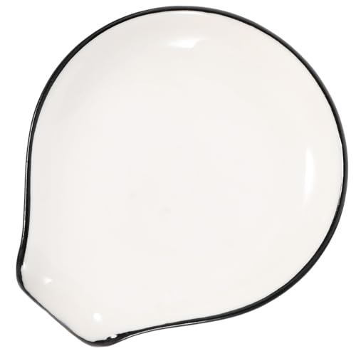 VILLCASE Reposacucharas de para Cocina Soporte Elegante para Cucharas y Espátulas Práctico Portacucharas para Encimeras Fácil Limpieza y Almacenamiento para Utensilios Largos