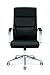HON Executive Task Chair - High Back Leather Computer Chair for Office Desk, Black (VL105) (HVL105.SB11)