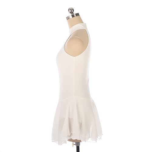 VVieer Vestido tutu brilhante para dança de balé vestido de patinação artística para esportes de inv