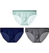 [Pazalor] メンズローライズ シームレス 下着 ビキニブリーフ パンツ 男性のアイスシルクブランド セクシーブリーフ超薄型速乾性 シースルー