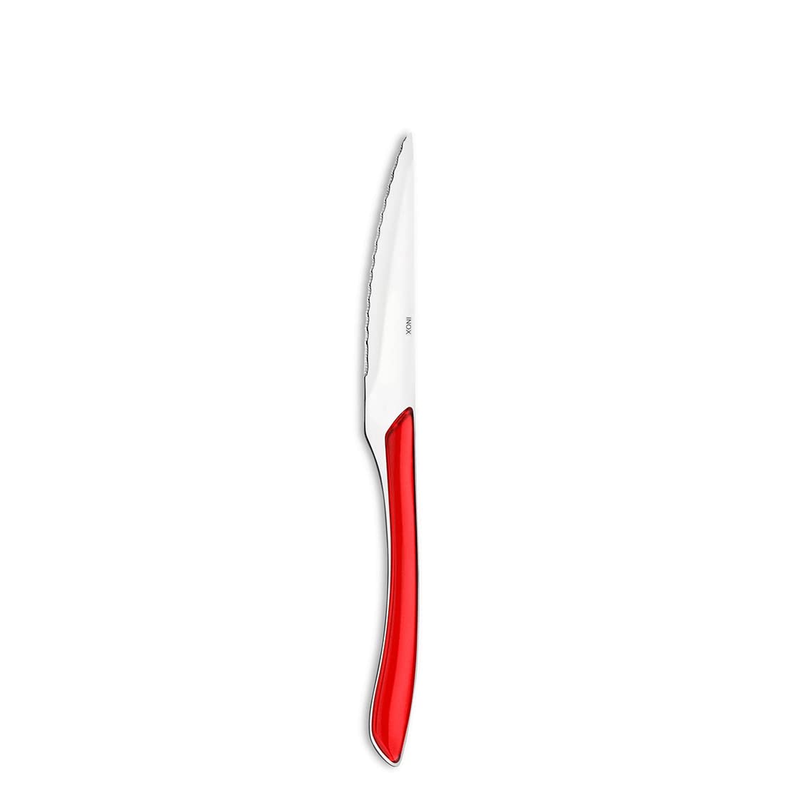 Amefa ECLAT Besteck Set Rot Essbesteck 24-teilig für 6 Personen Edelstahl rostfrei hochwertige Kunststoff-Griffschalen spülmaschinenfest Besteck Set 6 Personen Campingbesteck