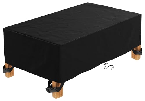 Patio Furniture Covers Outdoor Table Furniture Cover Waterproof Rectangle Patio Sectional Couch Set Cover for Deck Lawn and Backyard Wind Dust Proof Anti-UV 74