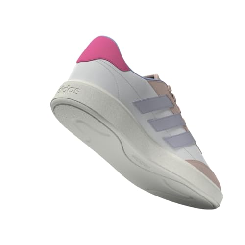 حذاء تنس كورتبلوك للنساء من اديداس - لون أبيض (فوت وير وايت)/ رمادي (داش جري)، مقاس 44