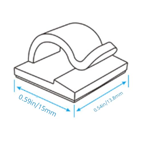 Hfourhnik Lichterhaken für Außenbereich, 30er-Pack mit 30 Wasserfesten Selbstklebenden Rückseiten, Transparenter Kunststoff, Metall, 100%