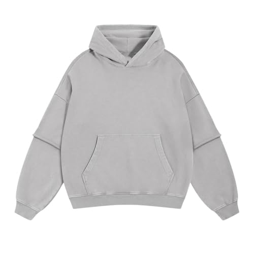 Men Korean Cotton Hoodies Pullover Sweatshirt