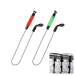 Grosion 2 Pcs Bobbins Carp Fishing,Fishing Bobbins,Carp Bobbins,Bite Indicators for Carp Fishing,Bite Alarm Bobbins for Night Fishing Carp Accessories,Essential Accessories to Maximize Success Rate