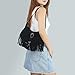 Nefokfdus Fringe Hobo Purse for Women,Western Small Fringed Shoulder Bag Vegan Suede Hippie Crossbody Bag with Tassel