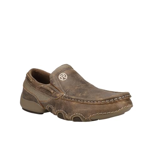 Roper Mens Skipper Shoe, Tan, 9.53