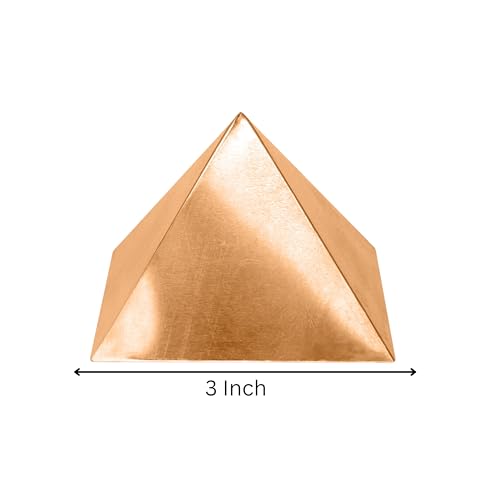 Image of Pure Copper Hollow Pyramid | 3-Inch | Boost Positive Vastu Energy for Home & Office | Powerful Remedies for Health & Wealth