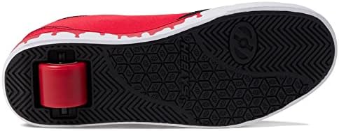 HEELYS Men's Pro 20 Drips Wheeled Heel Shoe, Black/Red, 11 | Image 2