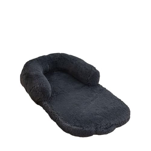 �������A 71X39.4X11.8�C���` �܂肽���ݎ� �l�ԗp ���p�x�b�h ��^���p �t�F�C�N�t�@�[ �􂦂� �l���������Q�����蒋�Q������ł��� ���`�O�ȗp�\�t�@qq �A�����A(Dark Gray)