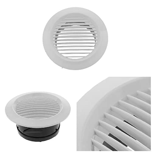 Rejilla de ventilación circular para aire interior, salida de ventilación, cubierta para conducto, accesorio miniatura 2