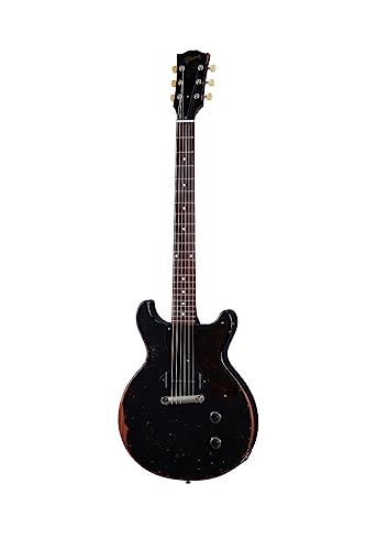Gibson 1960 Les Paul Junior Double Cut Reissue Ultra Heavy Aged – Ébène - Les Beatles, Paul McCartney, John Lennon, RIngo Starr, George Harrison Gibson 1960 Les Paul Junior Double Cut Reissue Ultra Heavy Aged – Ébène