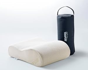 TEMPUR Original Reisekissen, Luxus Memory Foam Nackenstützkissen für Reisen, Abnehmbarer waschbarer Bezug (25 x 31 x 10/7 cm)