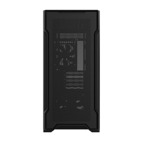 Image of GIGABYTE C102 Glass - Black Mid Tower PC Gaming Case, Tempered Glass, PSU Shroud, 2X 120mm Fans (GB-C102G)