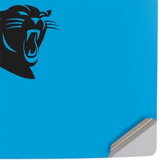 Skinit Decal Gaming Skin Compatible with PS5 Slim Digital Edition Console - Officially Licensed NFL Carolina Panthers Blue Performance Series Design