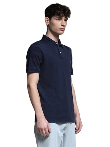 Image of Jack & Jones Men's Solid Regular Fit T-Shirt