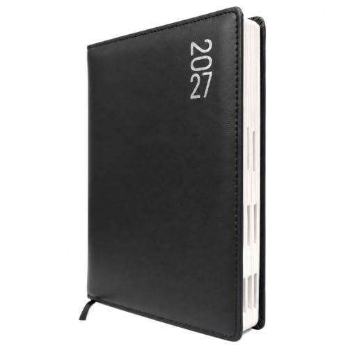 Image of A5 Leather Diary 2027 Black