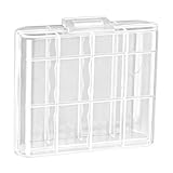 YROHGKPN Universeller Batteriehalter, kompatibel mit 2A und 3A Batterien, Kapazität bis zu 4 für die Stromversorgung mehrerer Geräte, Schnellzugriffsbox mit leicht zu öffnendem Deckel