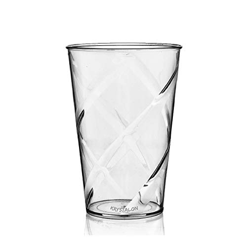 Kit 6 Copos Twister 700 ml Transparente Acrílico Poliestireno