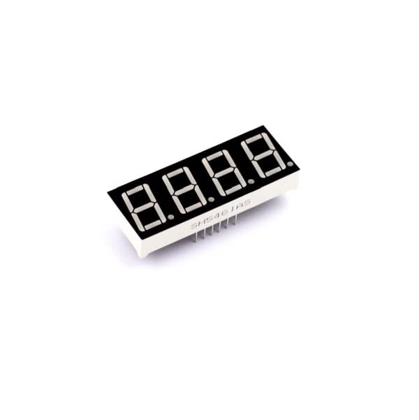 GD 4点 G.D. 0.56 inch Red 4 Digit 7 Segment LED Display CC 12pin : Amazon