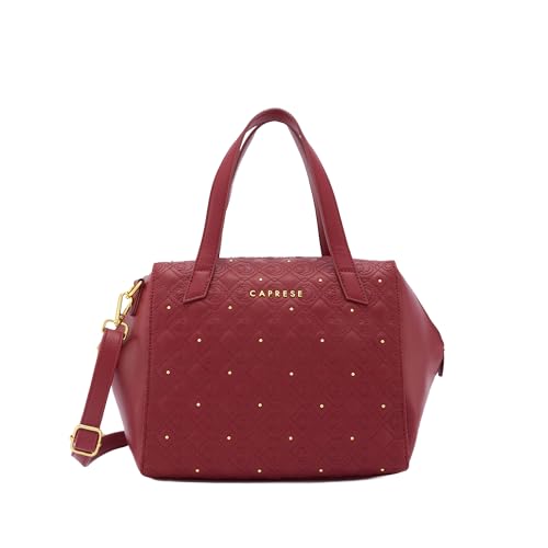 Image of Caprese Rain Medium Satchel Bag for Women with Adjustable & Detachable Strap | Versatile Shoulder, Crossbody & Handheld Bag with Multi-Compartments for Work and Travel