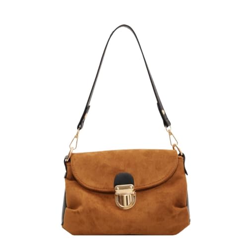 Sac à bandoulière classique en cuir premium avec boucles décoratives pour femme