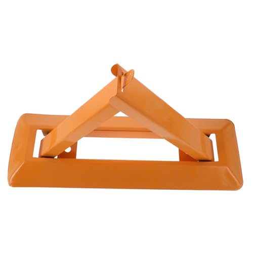 BUGUUYO 1 Set Blocco a Blocco Di Parcheggio All'aperto Barriera Di Parcheggio Strumento Di Parcheggio Per Auto Barriera Del Parcheggio Tappo Di Parcheggio Per Garage Acciaio Giallo