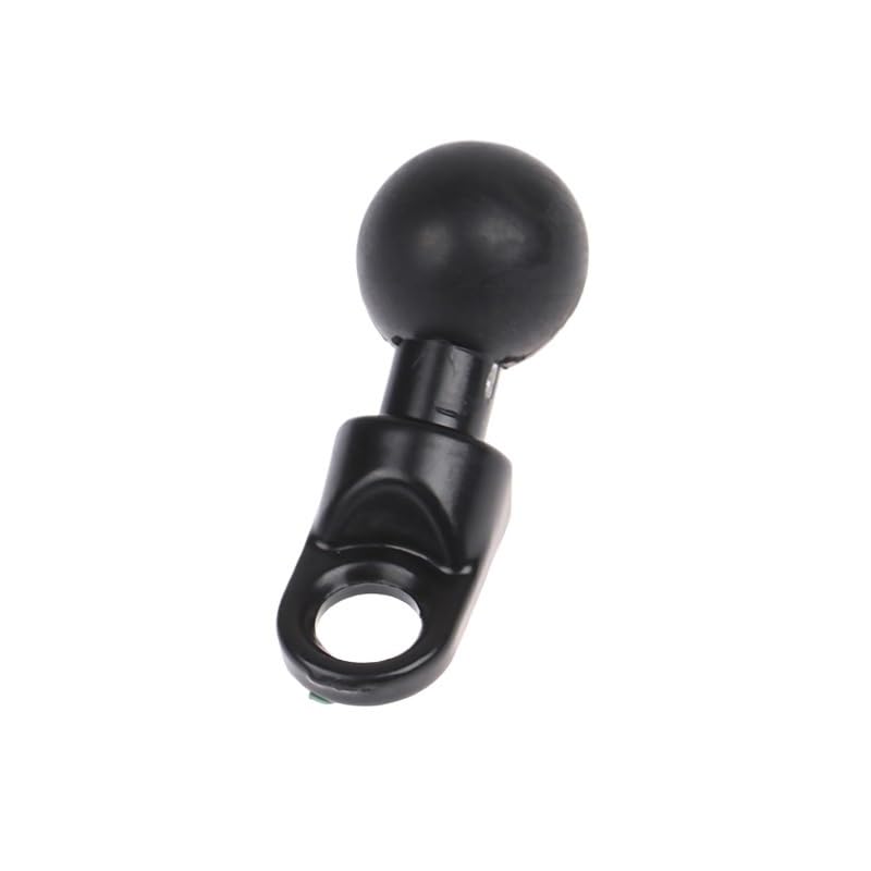 Support à rotule 1 pouce base coudée moto 10mm en alliage renforcé