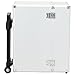vidaXL Silver Aluminum Pilot Trolley Case - Lockable 18.5
