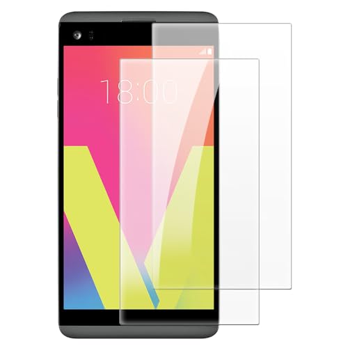 Shantime [2 Pack Tempered Glass Screen Protector Compatible with LG V20 (5.7 Inch), HD Clear Anti-Scratch Bubble-Free Case Friendly