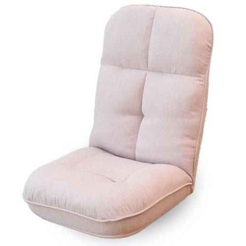 座椅子生活 明光ホームテック ソファのようなポケットコイル座椅子 comfy (コンフィ) 一人用ソファー 座椅子 コンパクト (ピンク/低反発/リクライニング/ポケットコイル/ハイバック) 折り畳む 収納/あぐら座椅子 / HAW1-シオン
