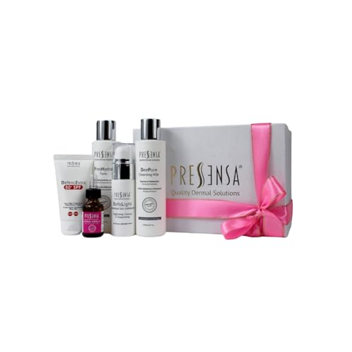 Renovate Peeling Kit para Exfoliación Facial en Casa - Incluye Leche Limpiadora, Exfoliante, Sérum Reparador y Crema Solar 80 SPF para Piel Sensible - Hidratación y Protección