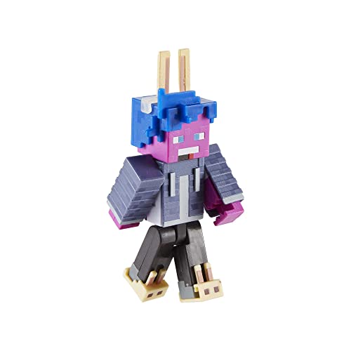 Minecraft Creator Series Elegante/Comfortable Figura de acción con 2 sets de accesorios, juguete +6...