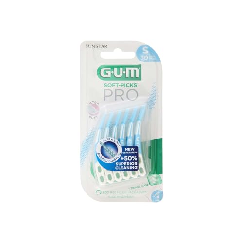 GUM Soft-Picks Pro 30 bâtonnets interdentaires Taille S