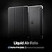 Spigen for iPad Pro 11 inch Case M5/M4 (2025-2024), Liquid Air Folio Protective Tri-Fold Cover with Transparent Back, Black