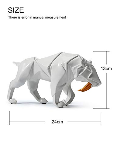 Estatua de Dinosaurio Leopardo Moderno para Decoración miniatura 3
