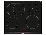 siemens canada lachine Écran numérique Siemens EH675LFC1E plaque Noir, Acier inoxydable Intégré (placement) Plaque avec zone à induction 4 zone(s)
