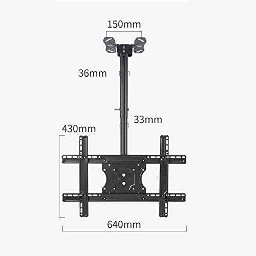 Support de montage de plafond pour téléviseur : solution gain de place 75
