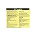 Brady 93500, Hazardous Material Label, (4 Packs of 25 pcs)