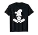 Chef Hat Cook scheletro coltelli da cucina barbecue t-shirt Maglietta