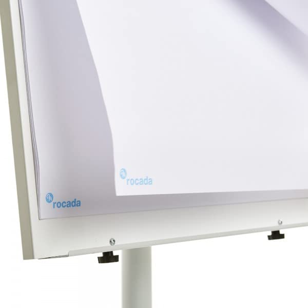 Rocada | Blocchi Di Carta Per Lavagne Bianche Con Sistema A Fori | 5 Blocchi Da 20 Fogli | 70 G | 65x95 Cm | Ideale Per Uffici E Scuole