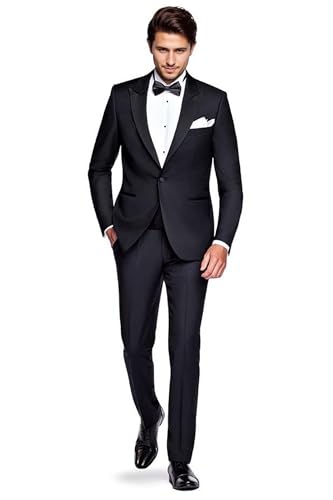 Mens Suit 2 Piece Slim Fit Wedding Suits for Men Tuxedo for Wedding Groomsmen Business Prom Party3